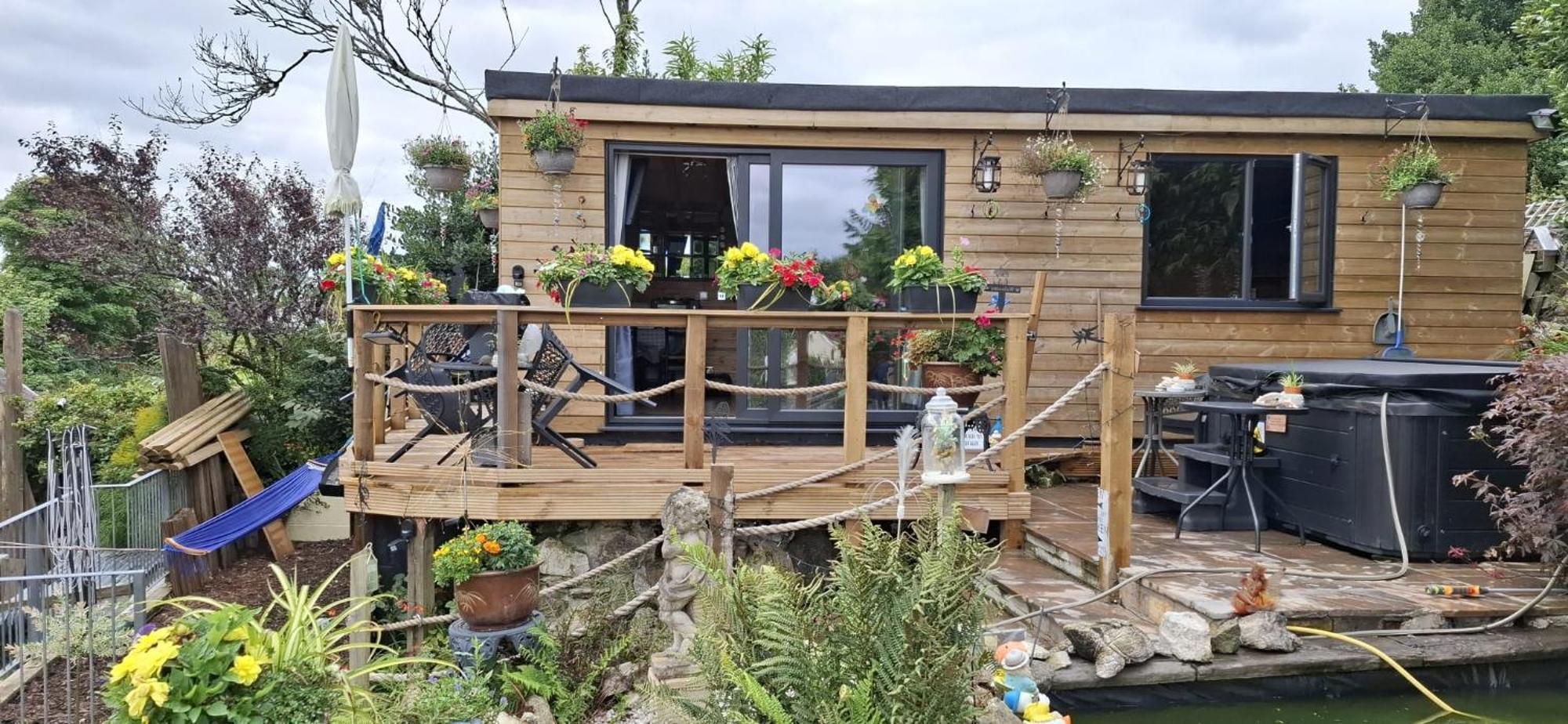 Cosy Cornish Cabin St Austell Exterior foto